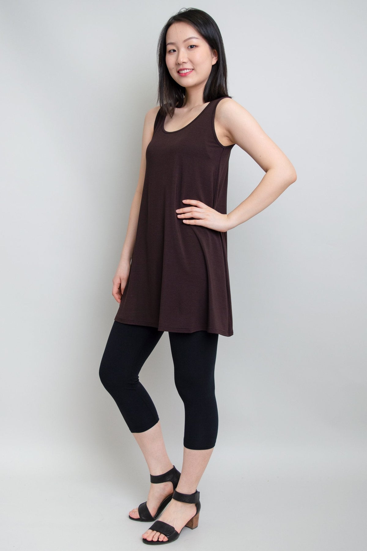 Spirit Dress, Coffee, Bamboo - Final Sale