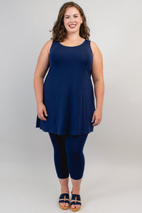 Spirit Dress, Indigo, Bamboo - Final Sale