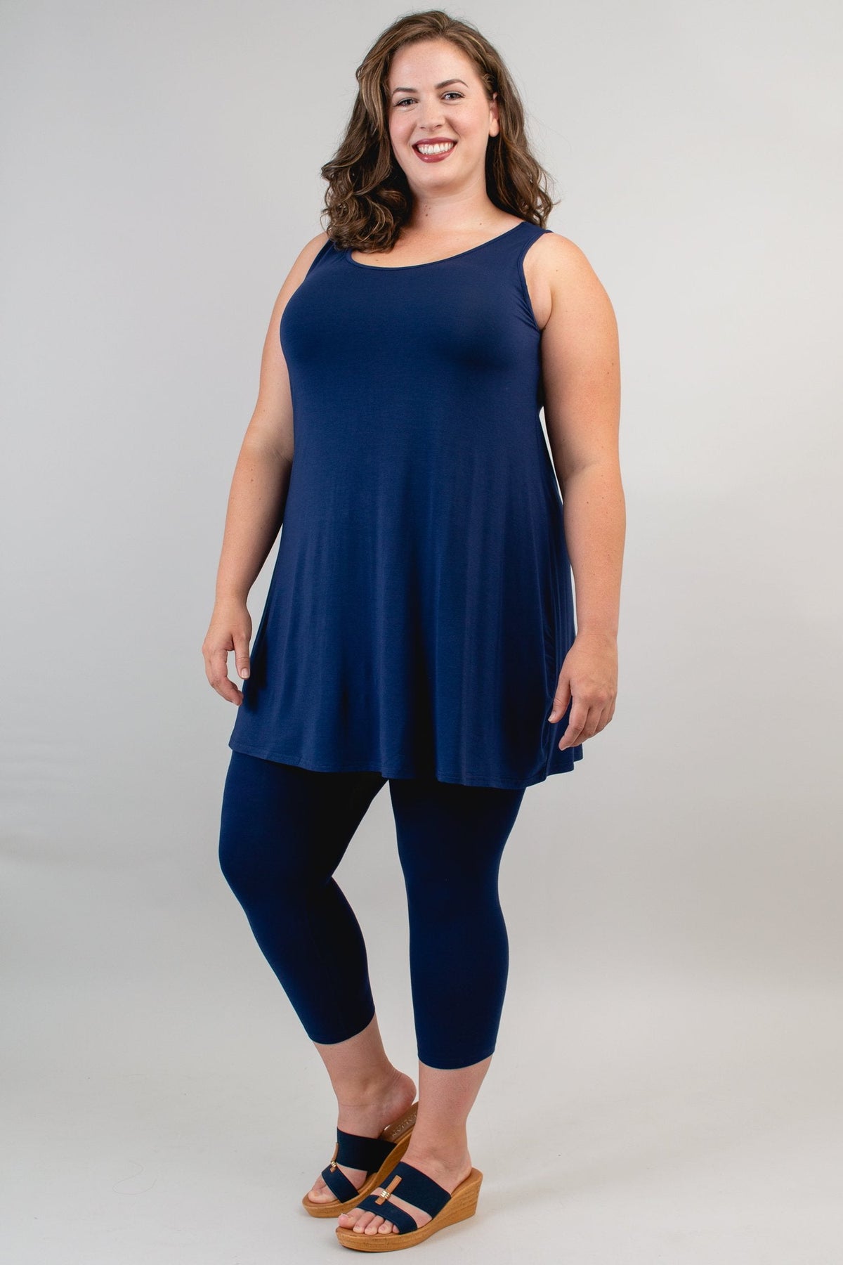 Spirit Dress, Indigo, Bamboo - Final Sale