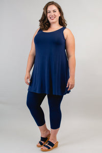 Spirit Dress, Indigo, Bamboo - Final Sale