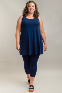 Spirit Dress, Indigo, Bamboo - Final Sale