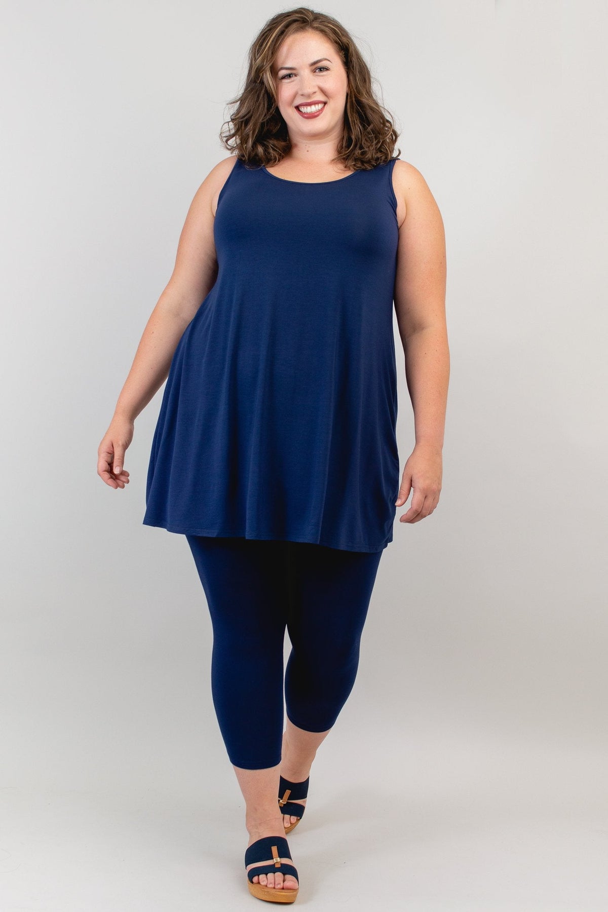 Spirit Dress, Indigo, Bamboo - Final Sale