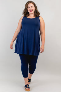 Spirit Dress, Indigo, Bamboo - Final Sale