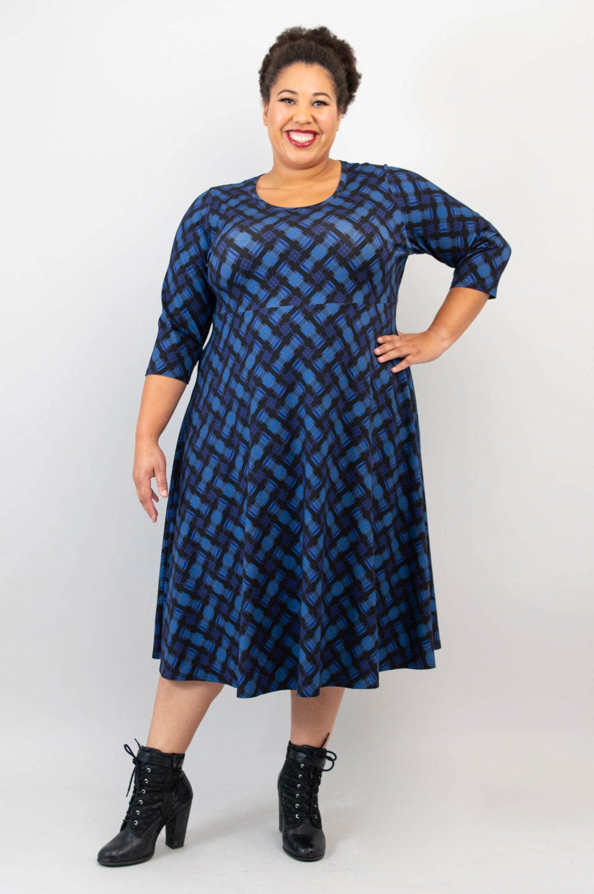 Stella Dress, Scottish Isles, Bamboo - Final Sale