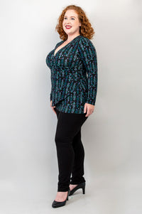 Suzanne L/S Top, Jewels, Bamboo - Final Sale