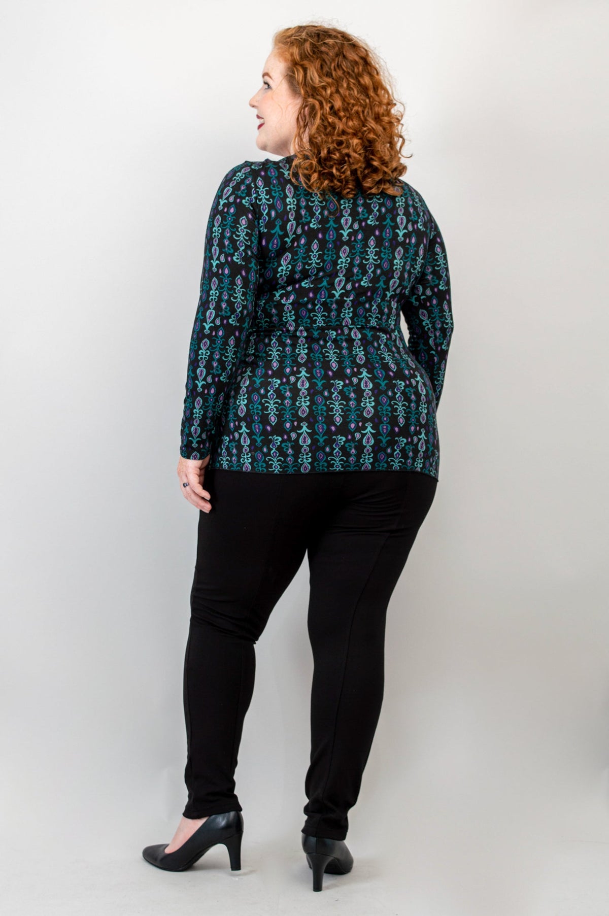 Suzanne L/S Top, Jewels, Bamboo - Final Sale