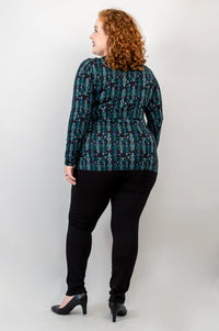 Suzanne L/S Top, Jewels, Bamboo - Final Sale