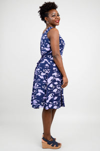 Sweet Sara Midi Dress, Purple Peace - Final Sale