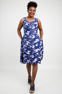 Sweet Sara Midi Dress, Purple Peace - Final Sale