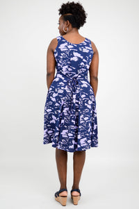 Sweet Sara Midi Dress, Purple Peace - Final Sale