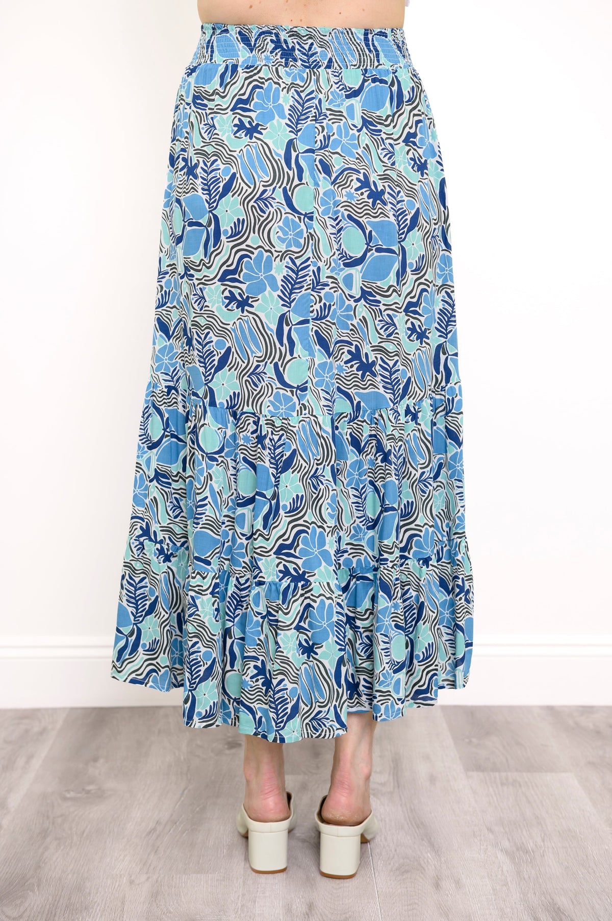 Tibby Skirt, Modern Pebble