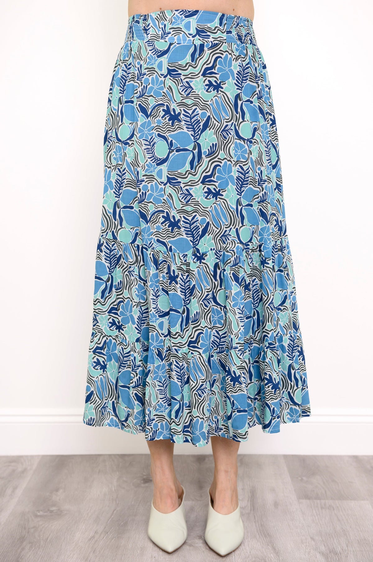 Tibby Skirt, Modern Pebble