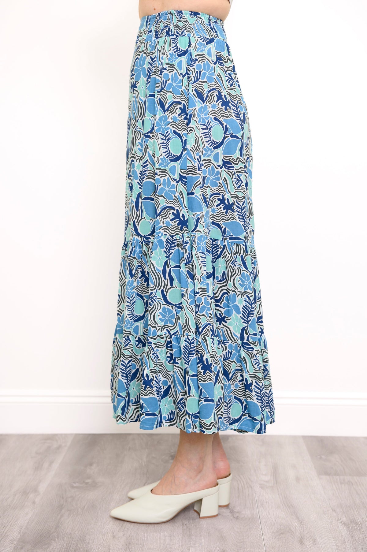 Tibby Skirt, Modern Pebble