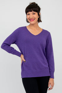 Tiff Sweater, Crocus, Cotton- Final Sale