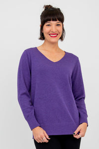 Tiff Sweater, Crocus, Cotton- Final Sale