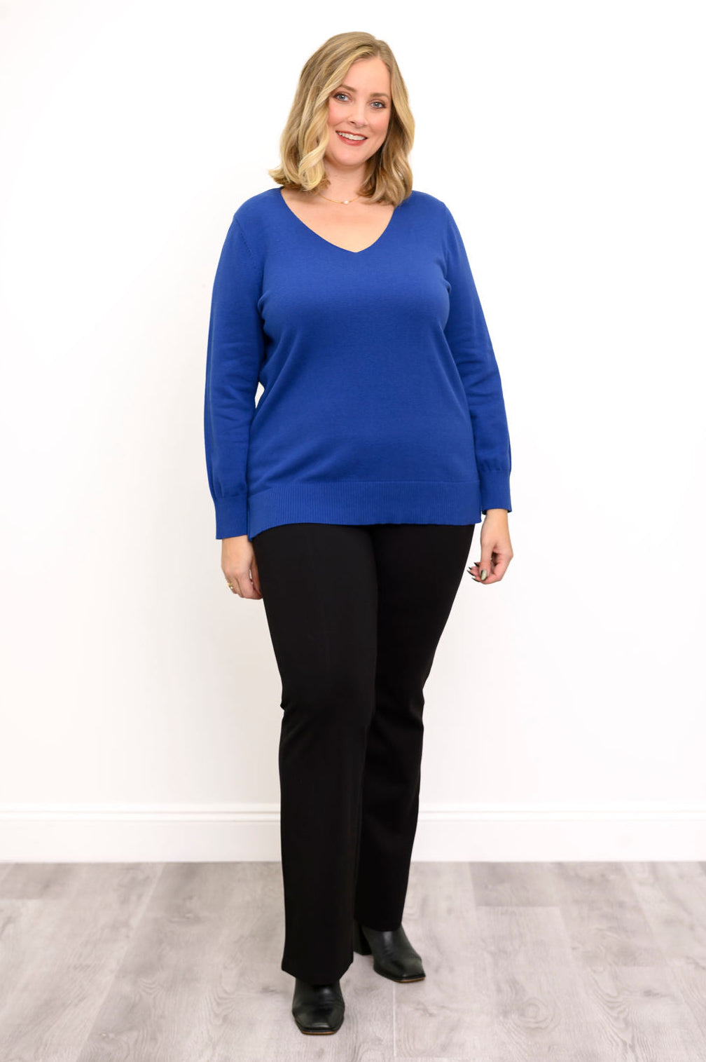 Tiff Sweater, Cobalt, Cotton
