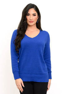 Tiff Sweater, Cobalt, Cotton