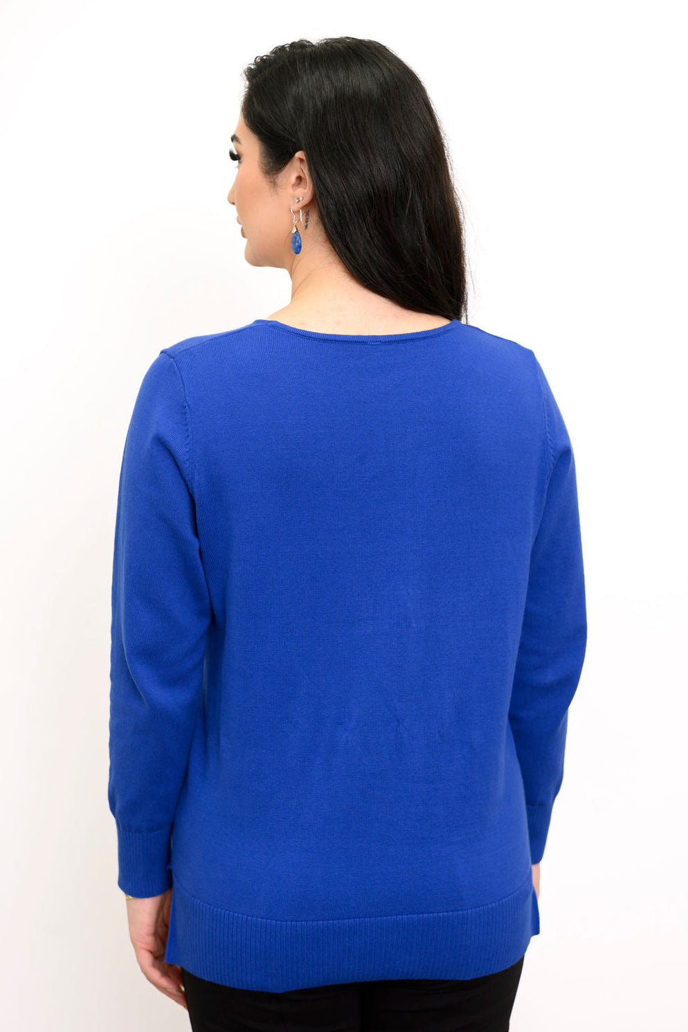 Tiff Sweater, Cobalt, Cotton