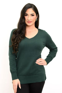 Tiff Sweater, Dark Forest, Cotton