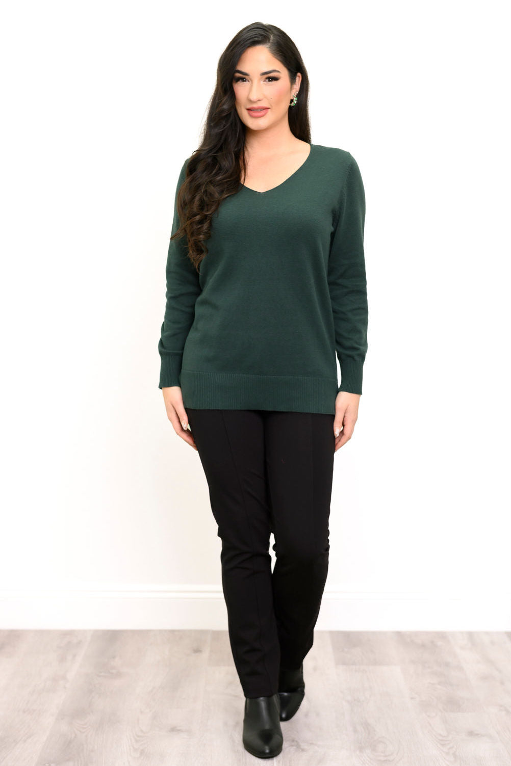 Tiff Sweater, Dark Forest, Cotton