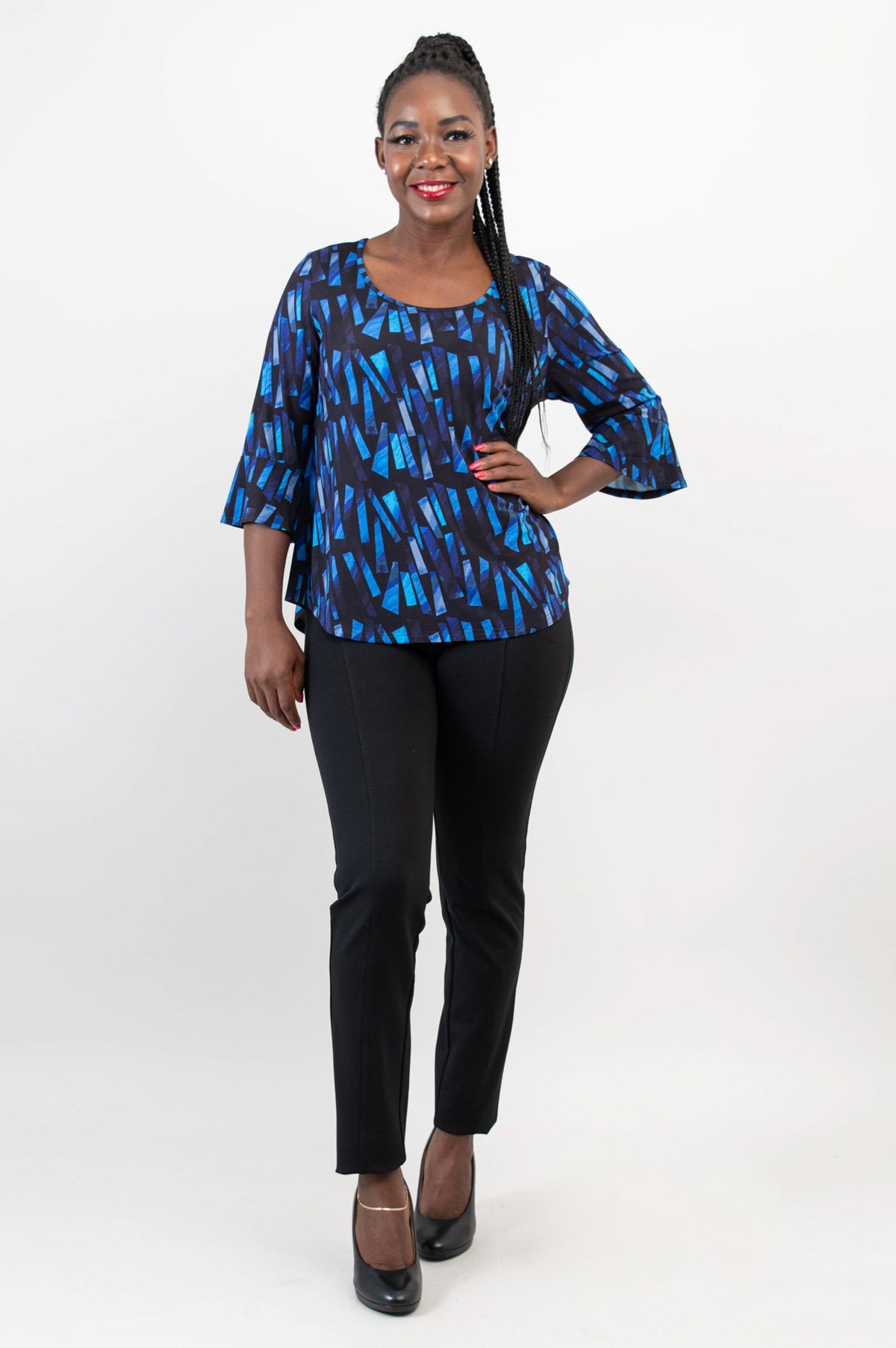 Tiller Top, Reflection, Bamboo - Final Sale