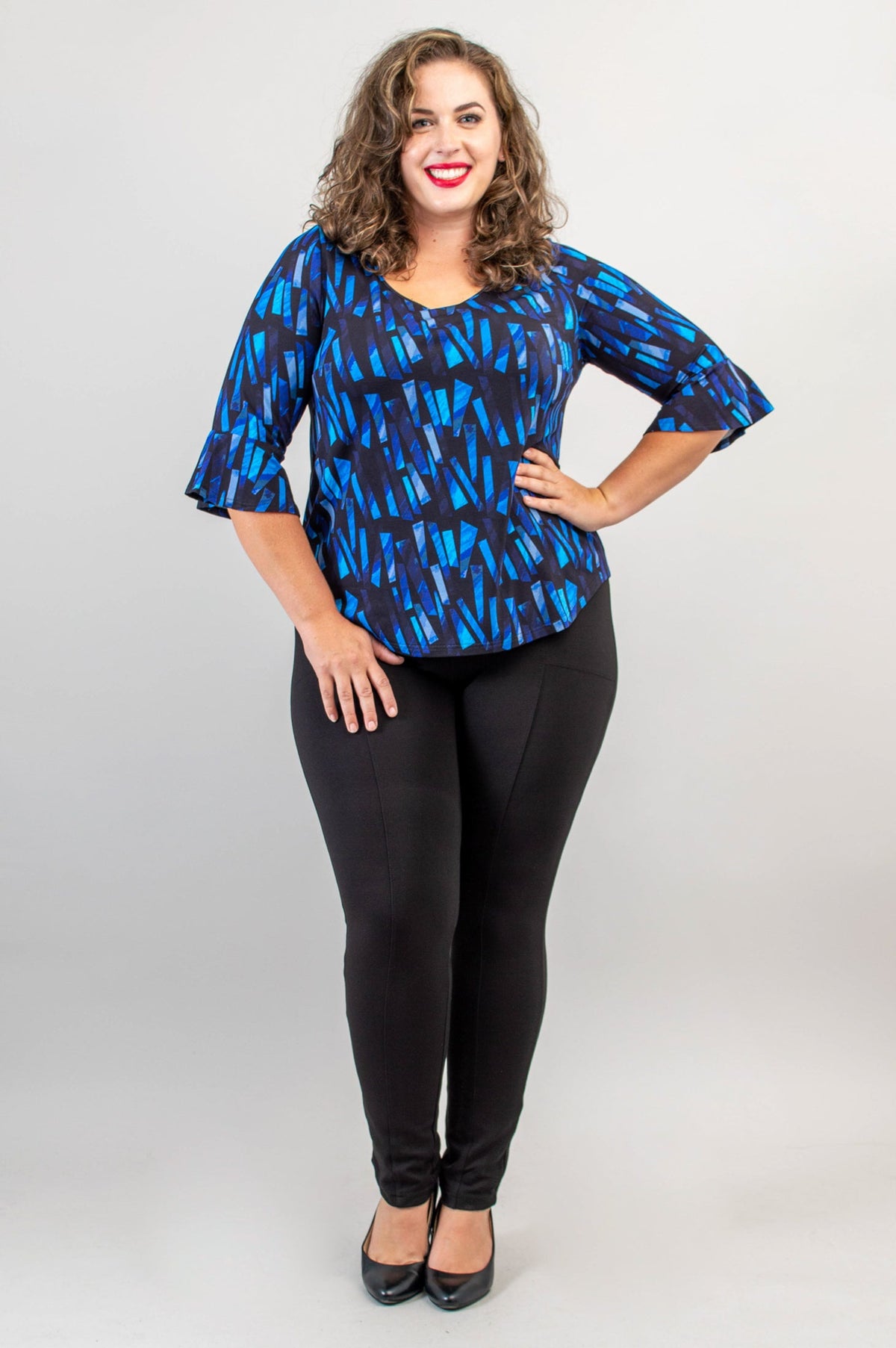 Tiller Top, Reflection, Bamboo - Final Sale