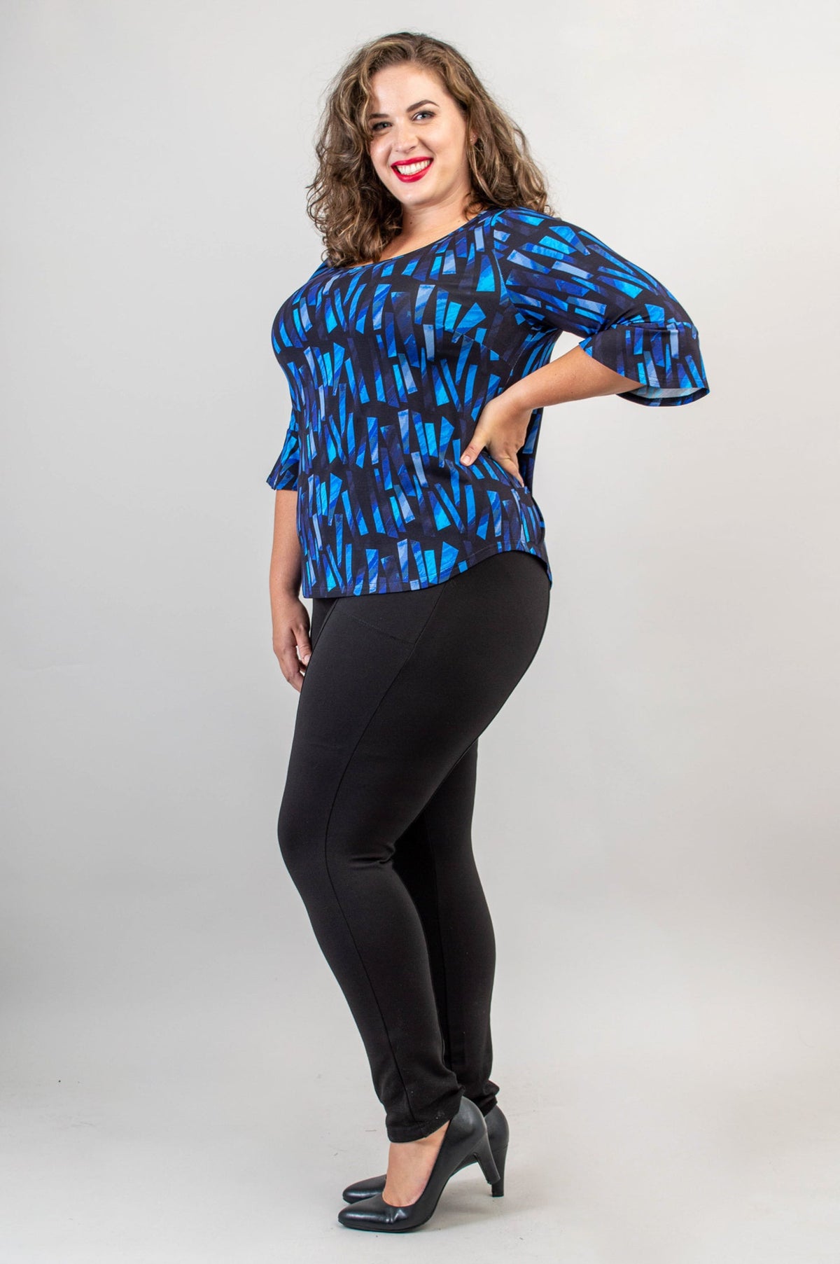 Tiller Top, Reflection, Bamboo - Final Sale