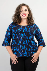 Tiller Top, Reflection, Bamboo - Final Sale
