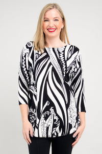 Tina Sweater, Mandala, Bamboo Cotton - Final Sale