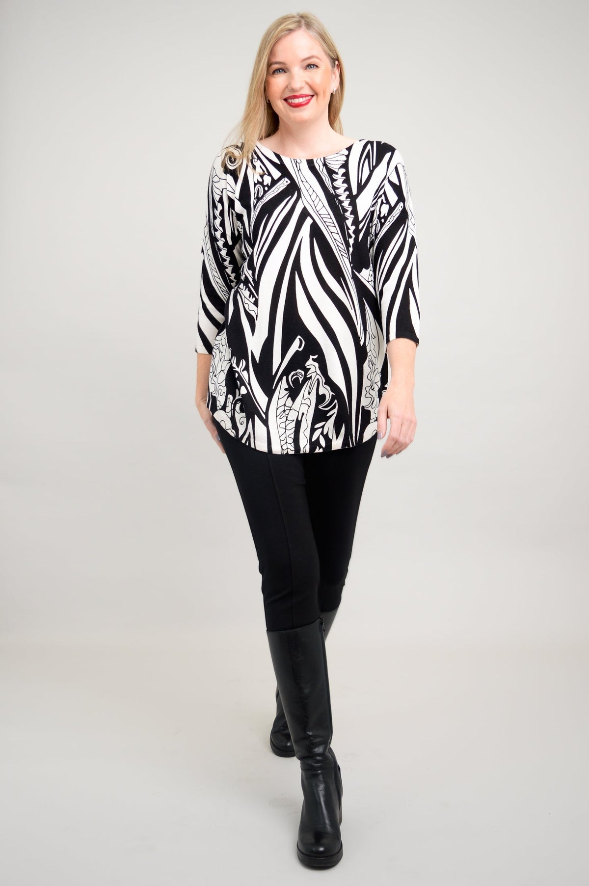 Tina Sweater, Mandala, Bamboo Cotton - Final Sale