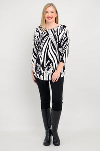 Tina Sweater, Mandala, Bamboo Cotton - Final Sale