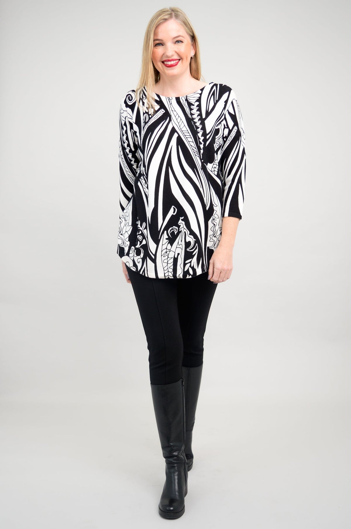 Tina Sweater, Mandala, Bamboo Cotton - Final Sale