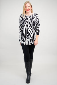 Tina Sweater, Mandala, Bamboo Cotton - Final Sale