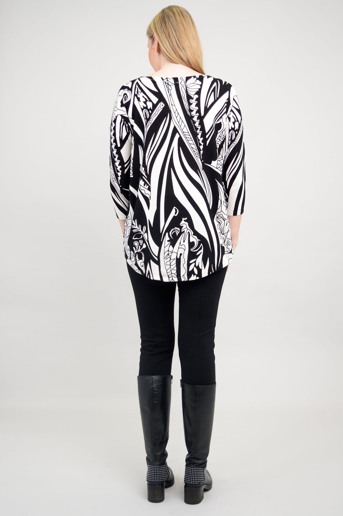 Tina Sweater, Mandala, Bamboo Cotton - Final Sale
