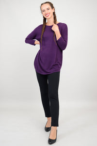 Tina Sweater, Royale, Bamboo Cotton- Final Sale