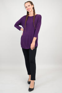 Tina Sweater, Royale, Bamboo Cotton- Final Sale