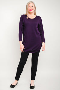 Tina Sweater, Royale, Bamboo Cotton- Final Sale