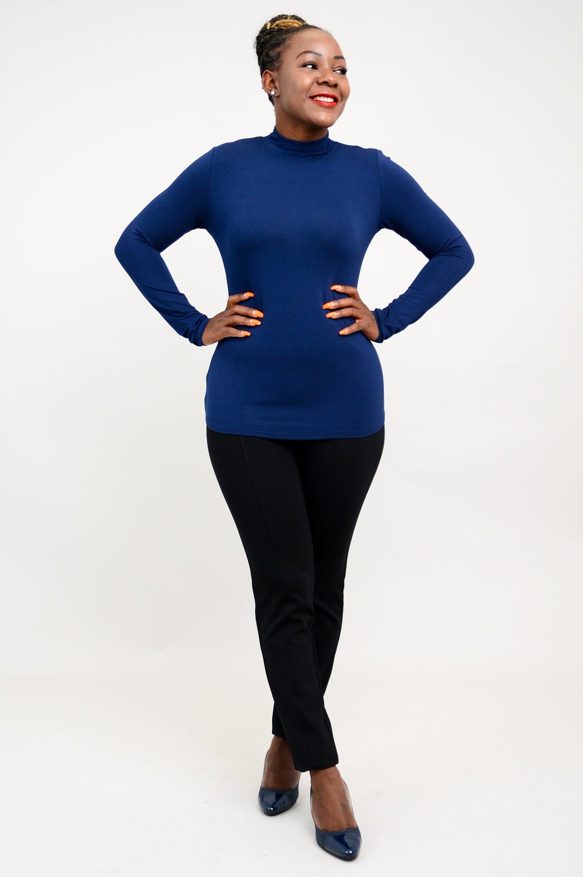 Tonya Top, Indigo, Bamboo