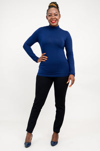 Tonya Top, Indigo, Bamboo