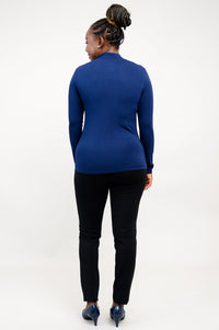 Tonya Top, Indigo, Bamboo
