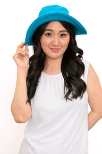 Turquoise Hat, Cotton