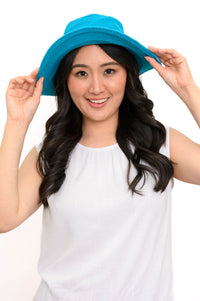 Turquoise Hat, Cotton