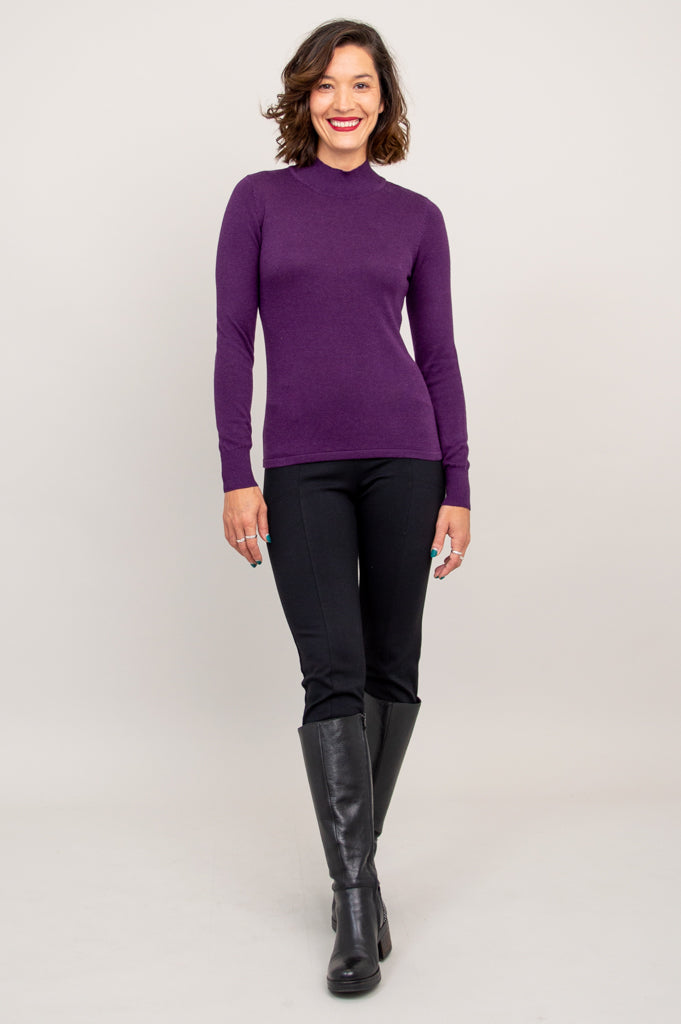 Cameron Sweater, Royale, Bamboo Cotton - Final sale