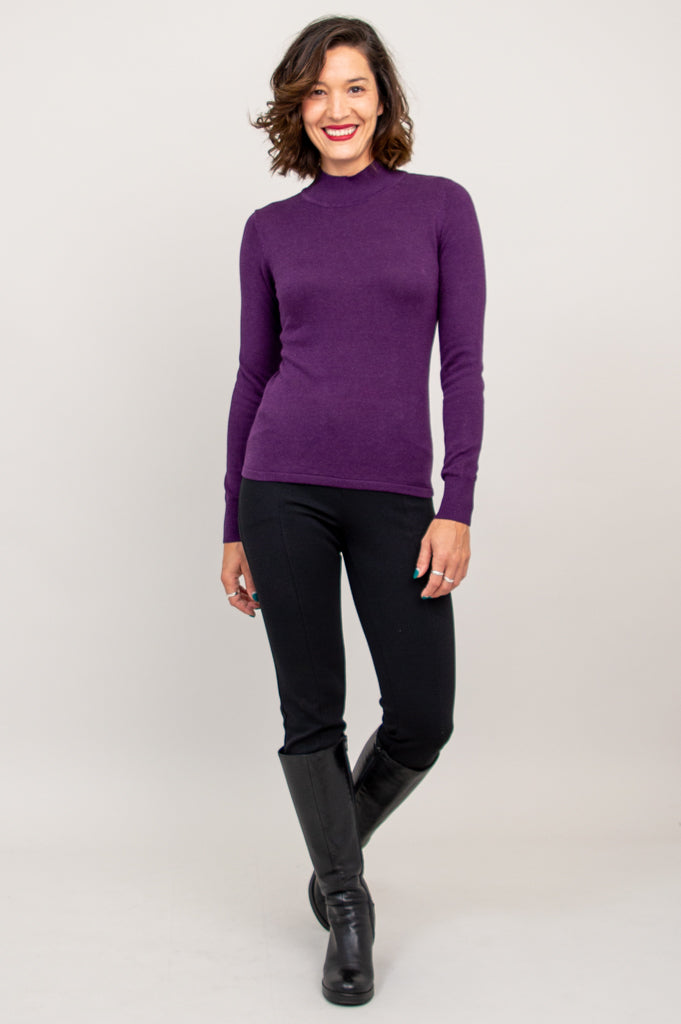 Cameron Sweater, Royale, Bamboo Cotton - Final sale