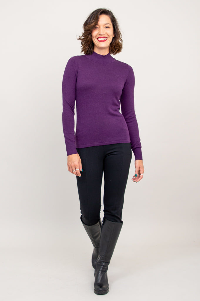 Cameron Sweater, Royale, Bamboo Cotton - Final sale