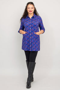 Charlie Tunic, Brushwork, Bamboo - Final Sale