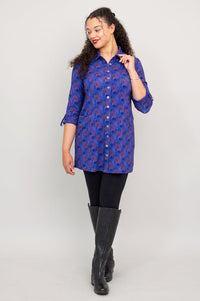 Charlie Tunic, Brushwork, Bamboo - Final Sale