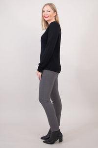 Claudia Sweater, Black, Cotton - Final Sale