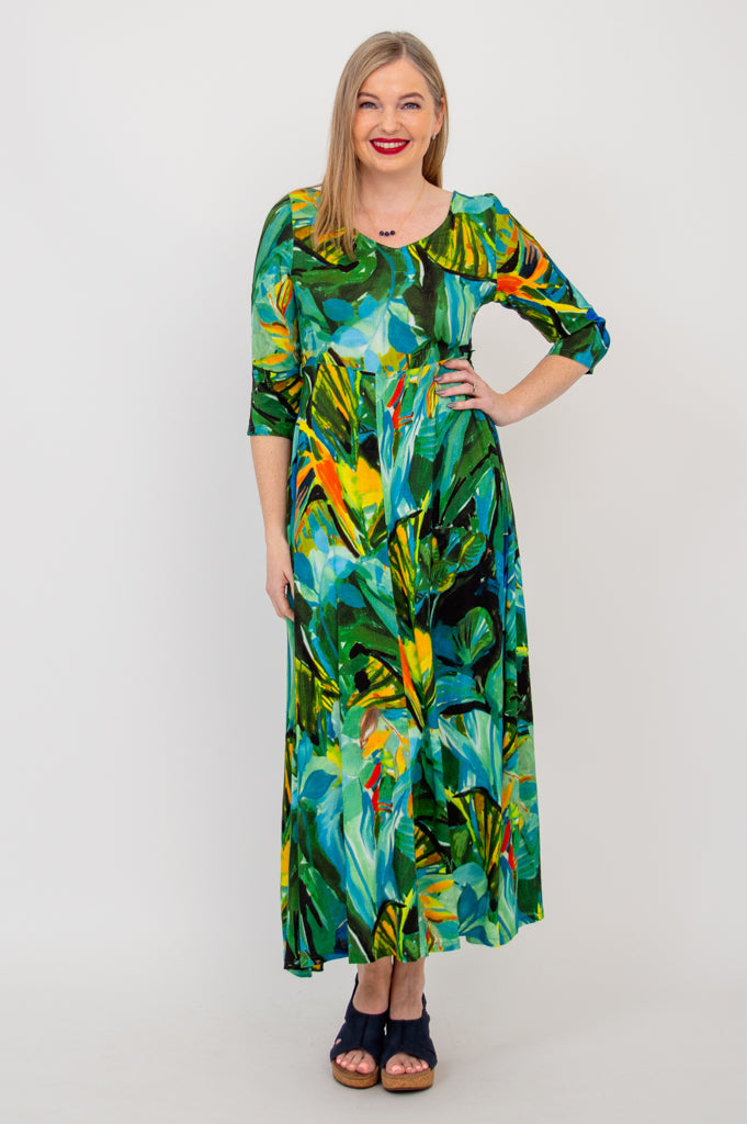 Coco Dress, Greenroom, Linen Bamboo - Final Sale