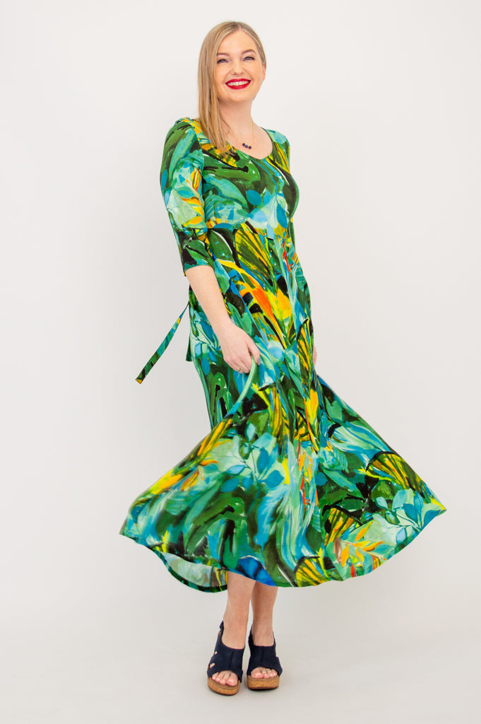 Coco Dress, Greenroom, Linen Bamboo - Final Sale